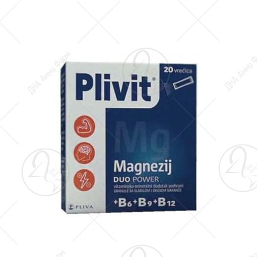 PLIVIT Mg+B6+B9+B12 x20 кеси