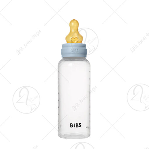 BIBS Пластично Шише BABY BLUE 270ml