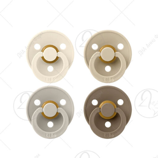 BIBS 120460-2 Цуцли 6+ Месеци Ivory/Sand/Vanilla/Dark Oak